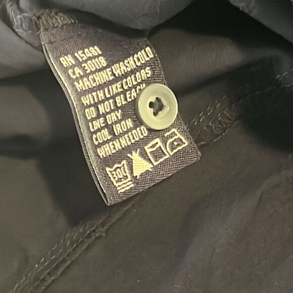 Ole Miss Navy Button Up Short Sleeves Cotton Blouse Women's Size Medium NWT - Picture 6 of 11